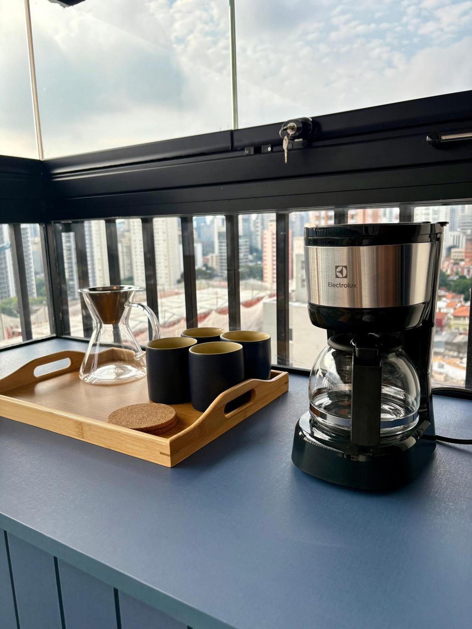 Apartamento Com Estacao De Trabalho E Vista Proximo A Faria Lima E Congonhas São Paulo Exteriér fotografie