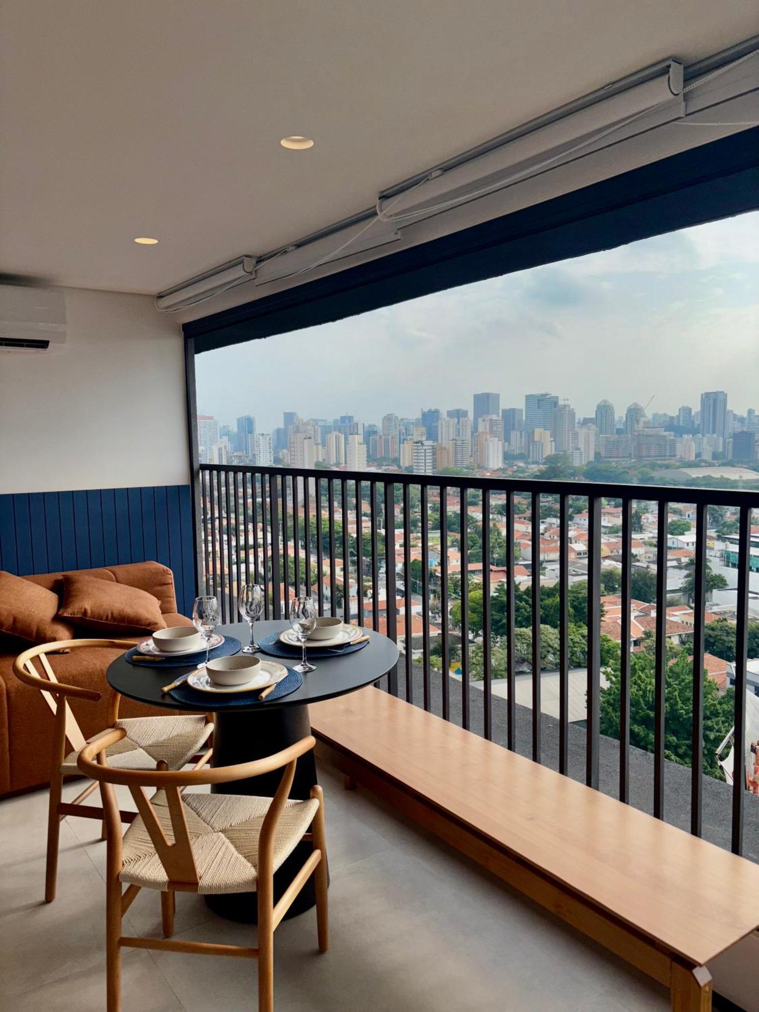 Apartamento Com Estacao De Trabalho E Vista Proximo A Faria Lima E Congonhas São Paulo Exteriér fotografie